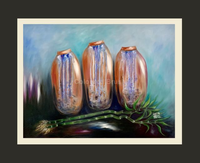 2019 - Bamboo If you search for a cleaner stile, a sober color palette and a simple decor that doesn"t look too hard, this inspiration is perfect for you. Technique oil. Dimensions 0.60×0.80M. Screen 3D ready to hang.
